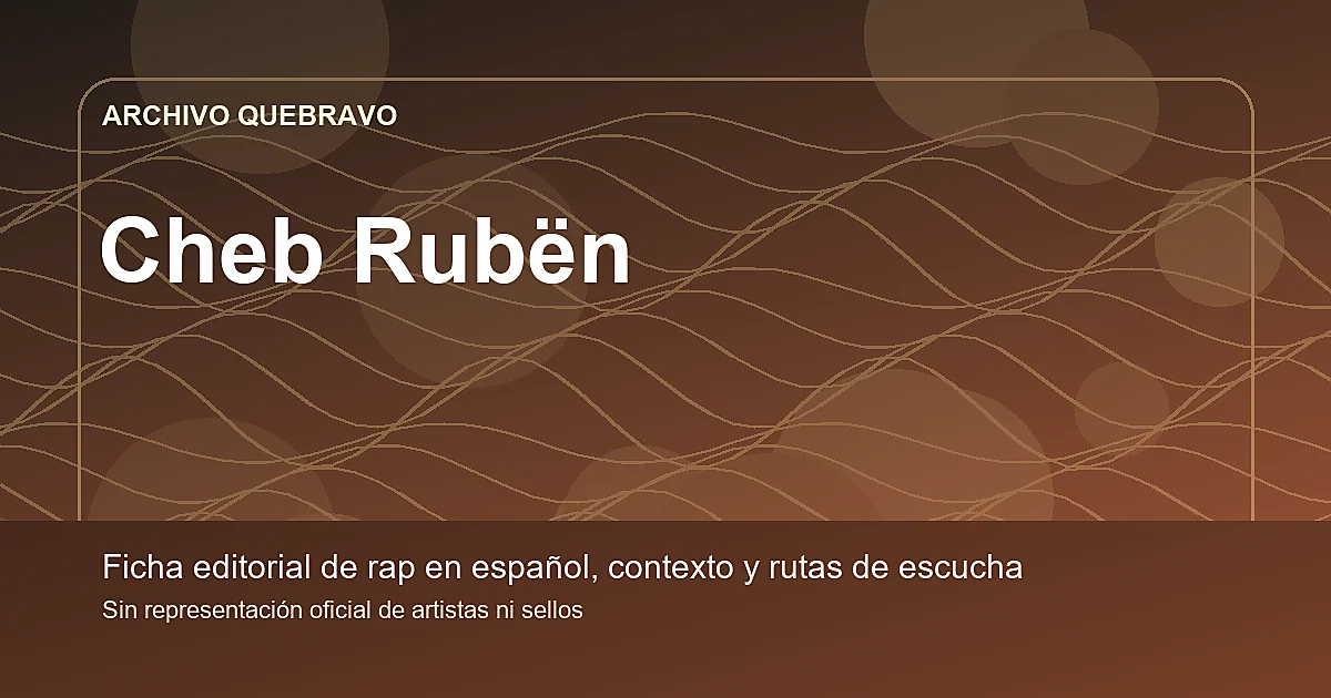 Composición editorial de Cheb Rubën para QueBravo