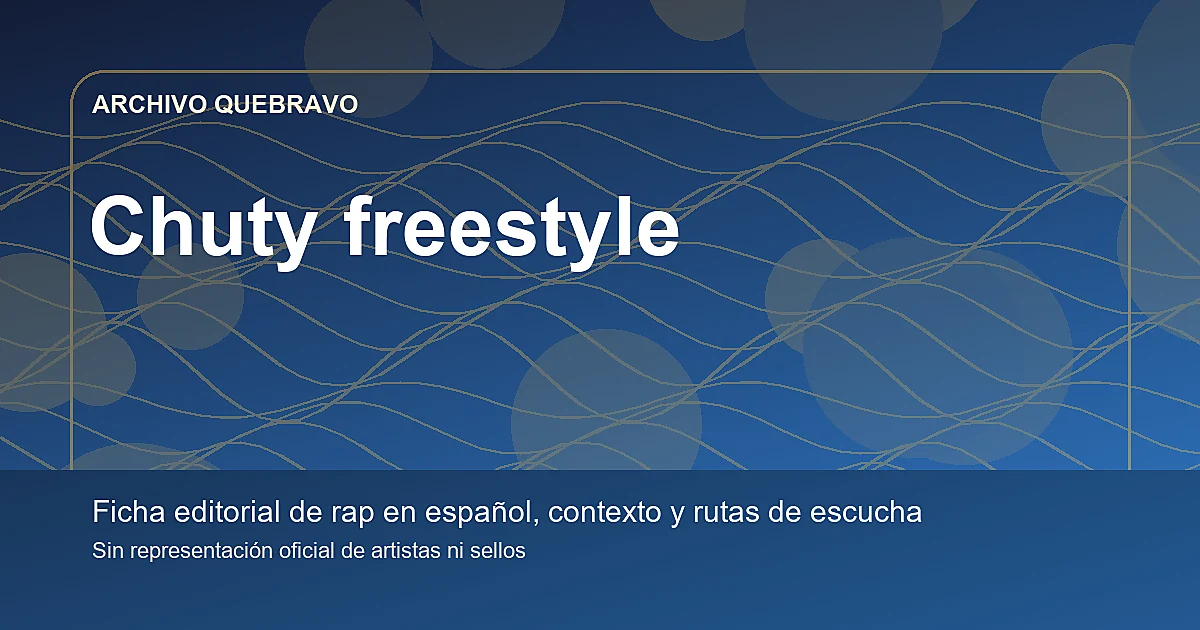 Composición editorial de Chuty para QueBravo