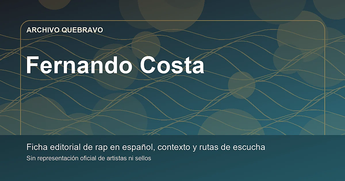 Composición editorial de Fernando Costa para QueBravo