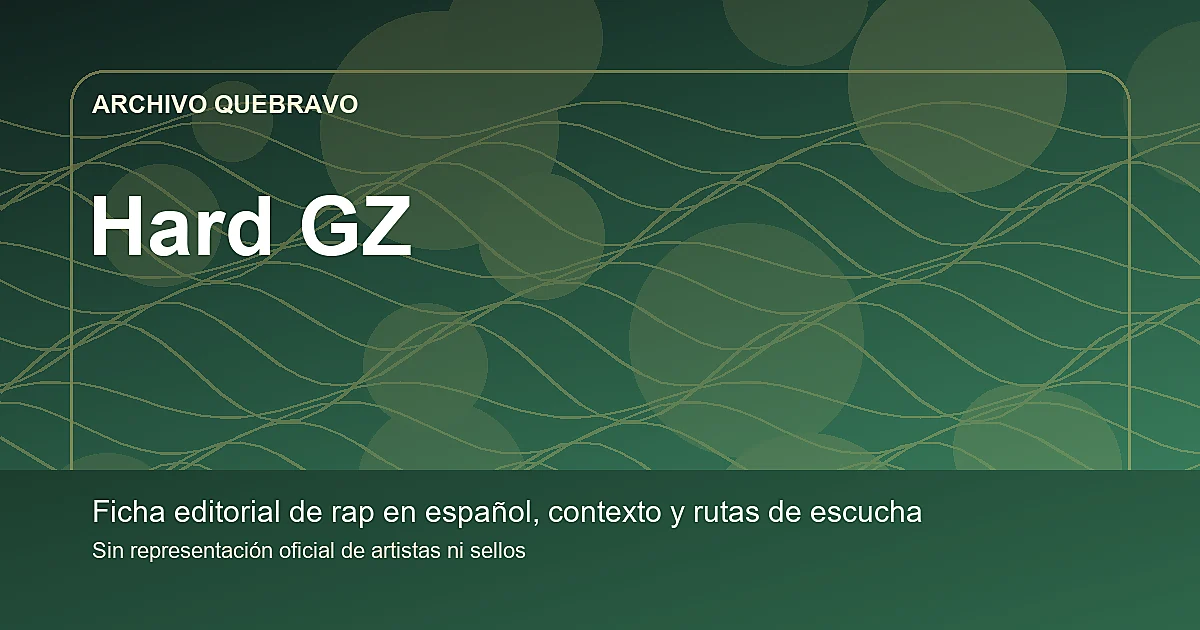 Composición editorial de Hard GZ para QueBravo